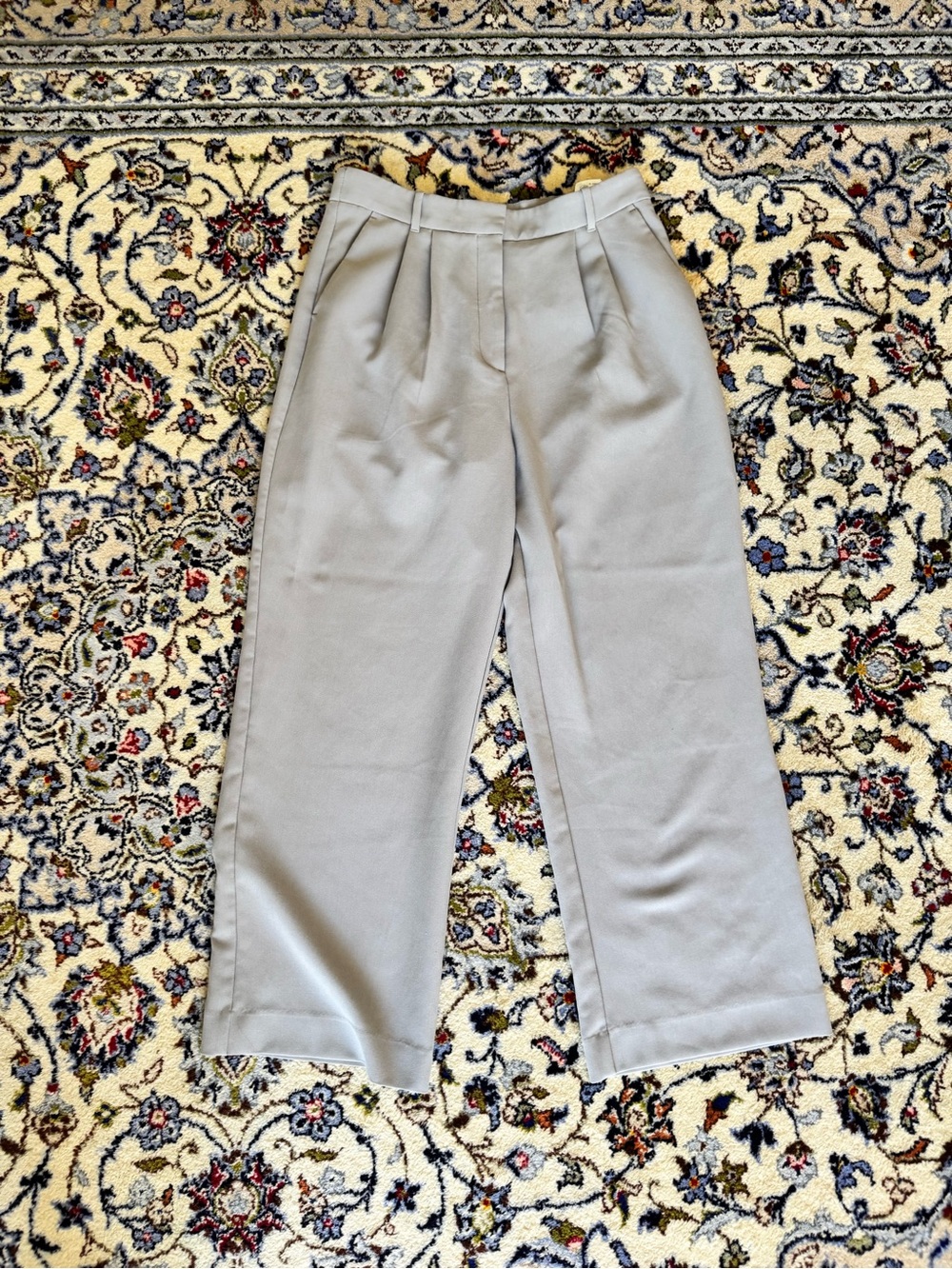 Abercrombie & Fitch Sloane Tailored Wide Leg Pant - Grey 32/14